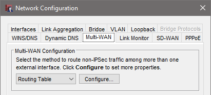 Multi-WAN Configuration