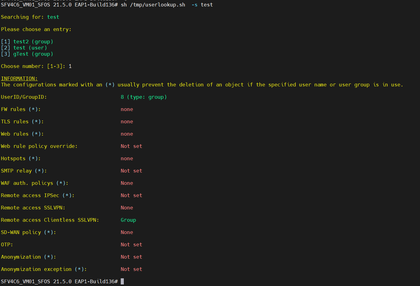 userlookup Suche